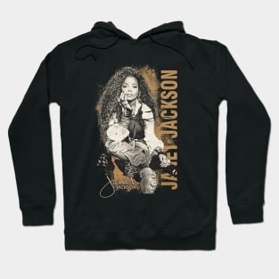 Janet Jackson // retro brown Hoodie